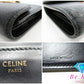 セリーヌ CELINE 三つ折り財布 スモール フラップ ウォレット トリオンフ 10D783 黒 ブラック ロゴ 二つ折り財布 コンパクト ミニ ウォレット  【中古】【送料無料】 bs3862