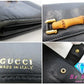グッチ GUCCI Wホック 二つ折り 長財布 バンブー ブラック 黒 レザー G ロゴ 二つ折り財布 ロング ウォレット 【中古】【送料無料】bs3871