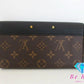 ルイ ヴィトン LOUIS VUITTON 財布 二つ折り 長財布 モノグラム ポルト フォイユ パラス M58415 ノワール ブラック ブラウン 茶 PVC レザー 【中古】【送料無料】 bs3874