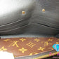 ルイ ヴィトン LOUIS VUITTON 財布 二つ折り 長財布 モノグラム ポルト フォイユ パラス M58415 ノワール ブラック ブラウン 茶 PVC レザー 【中古】【送料無料】 bs3874
