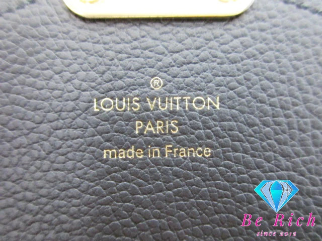 ルイ ヴィトン LOUIS VUITTON 財布 二つ折り 長財布 モノグラム ポルト フォイユ パラス M58415 ノワール ブラック ブラウン 茶 PVC レザー 【中古】【送料無料】 bs3874