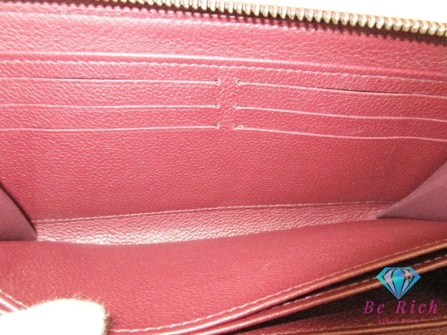 美品 ルイ ヴィトン LOUIS VUITTON ラウンド ファスナー 長財布 ロックミー ジッピー ウォレット M67540 ローズ ソワ クオーツ ピンク ベージュ レザー LV ロゴ 二つ折り財布 ロング バイカラー 【中古】【送料無料】 bs3919