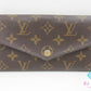 ルイ ヴィトン LOUIS VUITTON 二つ折り財布 長財布 モノグラム ポルトフォイユ サラ M62235 ブラウン 茶 ピンク ローズバレリーヌ LV ロゴ ロング ウォレット 【中古】【送料無料】 bs3924