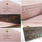 ルイ ヴィトン LOUIS VUITTON 二つ折り財布 長財布 モノグラム ポルトフォイユ サラ M62235 ブラウン 茶 ピンク ローズバレリーヌ LV ロゴ ロング ウォレット 【中古】【送料無料】 bs3924