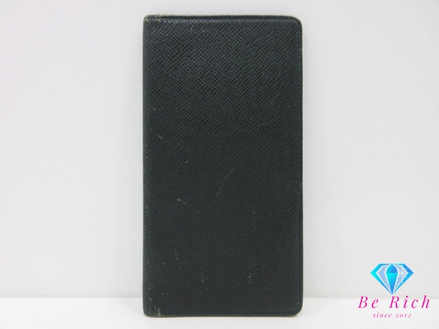 ルイ ヴィトン LOUIS VUITTON 二つ折り財布 長財布 札入れ タイガ ポルト バルール カルト クレディ M30394 エピセア グリーン 緑 LV ロゴ ロング ウォレット 【中古】【送料無料】 bs3928