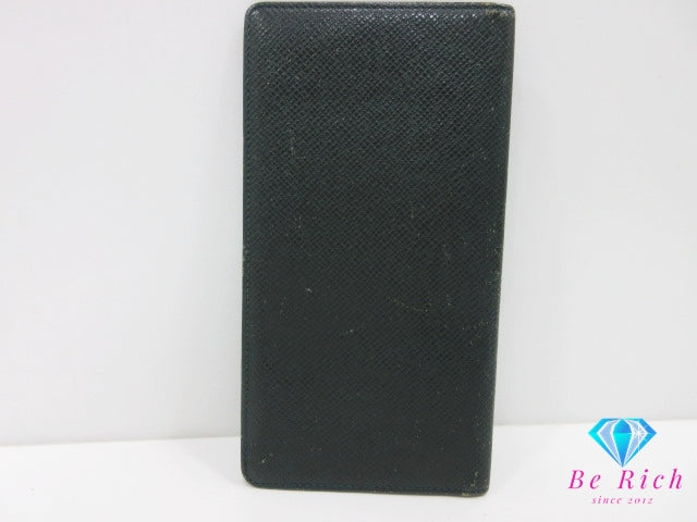 ルイ ヴィトン LOUIS VUITTON 二つ折り財布 長財布 札入れ タイガ ポルト バルール カルト クレディ M30394 エピセア グリーン 緑 LV ロゴ ロング ウォレット 【中古】【送料無料】 bs3928