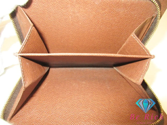 ルイ ヴィトン LOUIS VUITTON モノグラム ポルト パピエ ジップ M61207 LV ロゴ 二つ折り財布 中財布 ミディアム ウォレット 【中古】【送料無料】 bs3932