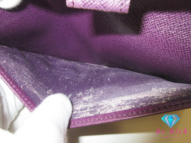 ルイ ヴィトン LOUIS VUITTON 三つ折り財布 長財布 M63389 エピ ポルト トレゾール インターナショナル タッシリ イエロー ジョーヌ 黄 レザー LV ロゴ 二つ折り ロング ウォレット 【中古】【送料無料】bs3945