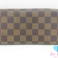 ルイ ヴィトン LOUIS VUITTON 長財布 ダミエ ポルト フォイユ サラ N61734 LV ロゴ 二つ折り財布 ロング ウォレット 【中古】【送料無料】 bs3946