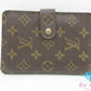 ルイ ヴィトン LOUIS VUITTON モノグラム ポルト パピエ ジップ M61207 LV ロゴ 二つ折り財布 中財布 ミディアム ウォレット 【中古】【送料無料】 bs3951