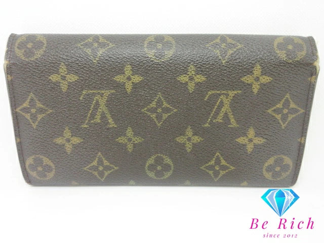 ルイ ヴィトン LOUIS VUITTON モノグラム ポシェット ポルト モネ クレディ M61726 LV ロゴ 旧サラ 長財布 二つ折り財布 ロング ウォレット 【中古】【送料無料】 bs3968