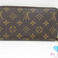 ルイ ヴィトン ジッピー ウォレット M60017 モノグラム 茶 ブラウン PVC レザー ラウンド ファスナー 長財布 LOUIS VUITTON 【中古】【送料無料】 bs3973