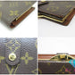 ルイ ヴィトン LOUIS VUITTON がま口 二つ折り財布 M61663 モノグラム ポルト モネ ビエ ヴィエノワ 茶 ブラウン LV ロゴ 中財布 ミディアム コンパクト ウォレット 【中古】【送料無料】 bs3992