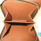 美品 ルイ ヴィトン LOUIS VUITTON 二つ折り財布 コンパクト ジップ M61667 モノグラム 茶 ブラウン PVC レザー LV ロゴ ウォレット ラウンドファスナー ほぼ 未使用品 【中古】【送料無料】bs4000