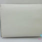 コーチ COACH シグネチャー 三つ折り財布 91806 スモール ウォレット PVC レザー ベージュ アイボリー ロゴ ミニ コンパクト  【中古】【送料無料】 bs4002