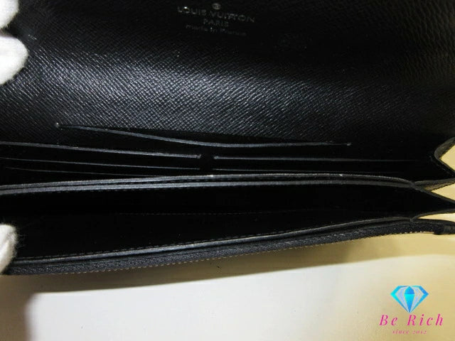 ルイ ヴィトン LOUIS VUITTON メンズ 長財布 タイガ ポルト フォイユ アコルディオン M30992 アルドワーズ ブラック 黒 レザー LV ロゴ 二つ折り財布 ロング ウォレット 【中古】【送料無料】 bs4012