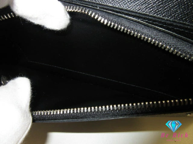 ルイ ヴィトン LOUIS VUITTON メンズ 長財布 タイガ ポルト フォイユ アコルディオン M30992 アルドワーズ ブラック 黒 レザー LV ロゴ 二つ折り財布 ロング ウォレット 【中古】【送料無料】 bs4012