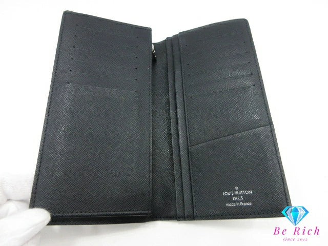 ルイ ヴィトン LOUIS VUITTON メンズ 長財布 ダミエ グラフィット ポルト フォイユ ブラザ N62665 LV ロゴ 二つ折り財布 ロング ウォレット 【中古】【送料無料】 bs4049
