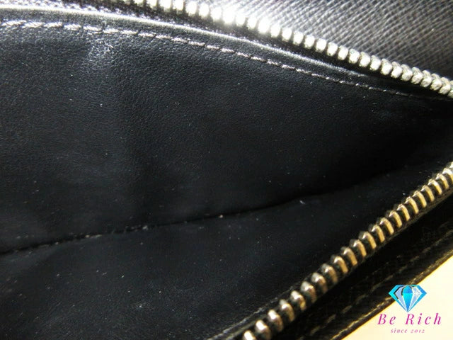 ルイ ヴィトン LOUIS VUITTON メンズ 長財布 ダミエ グラフィット ポルト フォイユ ブラザ N62665 LV ロゴ 二つ折り財布 ロング ウォレット 【中古】【送料無料】 bs4049