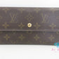 ルイ ヴィトン LOUIS VUITTON 三つ折り 長財布 モノグラム ポルト フォイユ インターナショナル M61217 LV ロゴ 二つ折り財布 ロング ウォレット 【中古】【送料無料】bs4054