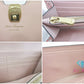 サルヴァトーレ フェラガモ Salvatore Ferragamo 二つ折り財布 長財布 22E0008 755690 ニュー ヴァラ ピンク系 マルチカラー レザー ロング ウォレット  【中古】【送料無料】bs4060