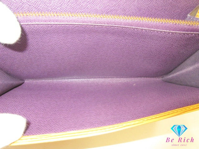 ルイ ヴィトン LOUIS VUITTON 長財布 エピ ポシェット ポルト モネ クレディ M63579 タッシリ イエロー ジョーヌ 黄 レザー LV ロゴ 二つ折り財布 ロング ウォレット 【中古】【送料無料】bs4062