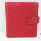 ルイ ヴィトン LOUIS VUITTON 二つ折り財布 エピ ポルト ビエ コンパクト M6355E カスティリアン レッド 赤 レザー LV ロゴ ウォレット 【中古】【送料無料】bs4064