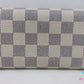 ルイ ヴィトン LOUIS VUITTON 二つ折り財布 ダミエ アズール ポルト モネ ビエ トレゾール N61744 L字ファスナー 小銭入れ ロゴ 中財布 ミディアム ウォレット 【中古】【送料無料】 bs4068