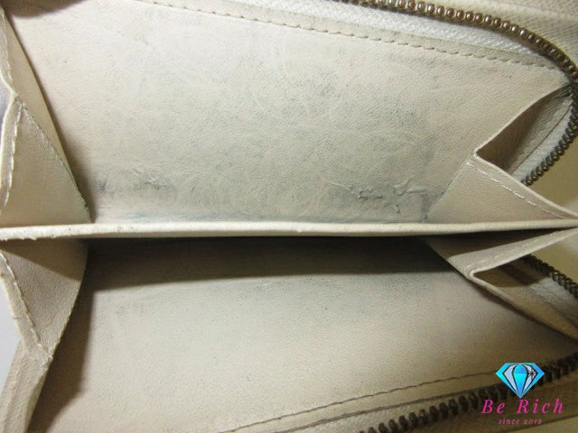 ルイ ヴィトン LOUIS VUITTON 二つ折り財布 ダミエ アズール ポルト モネ ビエ トレゾール N61744 L字ファスナー 小銭入れ ロゴ 中財布 ミディアム ウォレット 【中古】【送料無料】 bs4068
