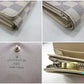ルイ ヴィトン LOUIS VUITTON 二つ折り財布 ダミエ アズール ポルト モネ ビエ トレゾール N61744 L字ファスナー 小銭入れ ロゴ 中財布 ミディアム ウォレット 【中古】【送料無料】 bs4068