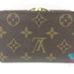 ルイ ヴィトン LOUIS VUITTON がま口 二つ折り財布 モノグラム ポルト フォイユ ヴィエノワ M61674 ロゴ 中財布 ミディアム コンパクト ウォレット 【中古】【送料無料】 bs4080