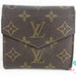 ルイ ヴィトン LOUIS VUITTON Wホック 二つ折り財布 モノグラム ポルト モネ ビエ カルトクレディ M61660 LV ロゴ コンパクト ウォレット 【中古】【送料無料】 bs4091