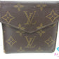 ルイ ヴィトン LOUIS VUITTON Wホック 二つ折り財布 モノグラム ポルト モネ ビエ カルトクレディ M61660 LV ロゴ コンパクト ウォレット 【中古】【送料無料】 bs4113