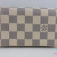 ルイ ヴィトン LOUIS VUITTON 二つ折り財布 ダミエ アズール ポルト モネ ビエ トレゾール N61744 L字ファスナー 小銭入れ ロゴ 中財布 ミディアム ウォレット 【中古】【送料無料】 bs4123