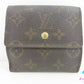 ルイ ヴィトン LOUIS VUITTON W ホック 二つ折り財布 モノグラム ポルト モネ ビエ カルト クレディ M61652 LV ロゴ コンパクト ウォレット 【中古】【送料無料】bs4131