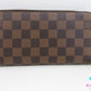 ルイ ヴィトン LOUIS VUITTON 二つ折り財布 ダミエ ジッピーウォレット N60015 エベヌ ラウンド ファスナー 長財布 ロング ウォレット 【中古】【送料無料】 bs4133