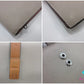 ロエベ LOEWE バーティカル ウォレット ラージ 二つ折り 長財布 062020 アナグラム グレージュ レザー ロゴ 財布 ロング ウォレット 【中古】【送料無料】bs4135
