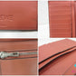 ロエベ LOEWE バーティカル ウォレット ラージ 二つ折り 長財布 062020 アナグラム グレージュ レザー ロゴ 財布 ロング ウォレット 【中古】【送料無料】bs4135