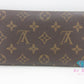 ルイ ヴィトン LOUIS VUITTON 三つ折り財布 長財布 モノグラム ポルト トレゾール インターナショナル M61215 ブラウン 茶 二つ折り財布 ロング ウォレット  【中古】【送料無料】 bs4138