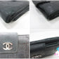 シャネル CHANEL Wホック 二つ折り財布 アイコン 黒 ブラック レザー ココ マーク ロゴ コンパクト ウォレット 【中古】【送料無料】bs4139