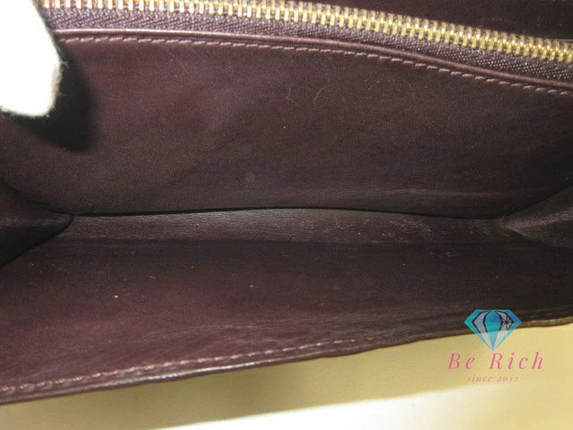 ルイ ヴィトン LOUIS VUITTON 二つ折り財布 長財布 モノグラム ヴェルニ ポルト フォイユ サラ M93524 アマラント パープル系 紫 パテント レザー LV ロゴ ロング ウォレット 【中古】【送料無料】 bs4140