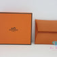エルメス HERMES バスティア コインケース 小銭入れ B 刻印 オレンジ ライム エプソン レザー コンパクト ウォレット 【中古】【送料無料】 bs4142