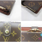 ルイ ヴィトン LOUIS VUITTON がま口 二つ折り財布 M61663 モノグラム ポルト モネ ビエ ヴィエノワ 茶 ブラウン LV ロゴ 中財布 ミディアム コンパクト ウォレット 【中古】【送料無料】 bs4145