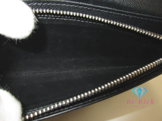 ルイ ヴィトン LOUIS VUITTON メンズ 長財布 タイガ ポルト フォイユ ブラザ M30501 ノワール ブラック 黒 LV ロゴ 二つ折り財布 ロング ウォレット 【中古】【送料無料】 bs4155