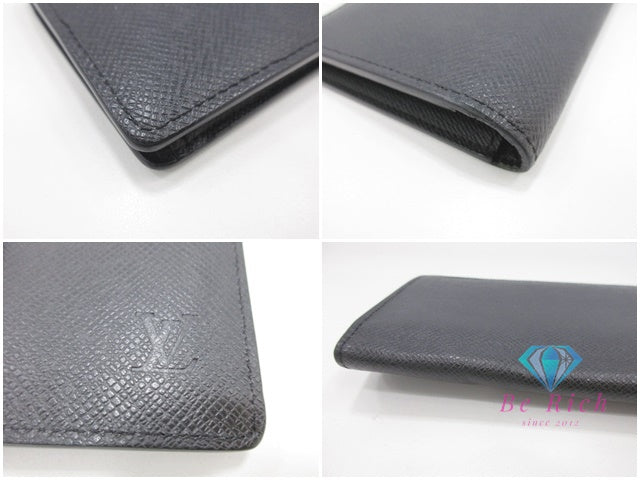 ルイ ヴィトン LOUIS VUITTON メンズ 長財布 タイガ ポルト フォイユ ブラザ M30501 ノワール ブラック 黒 LV ロゴ 二つ折り財布 ロング ウォレット 【中古】【送料無料】 bs4155