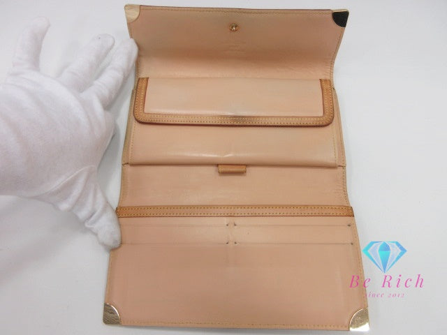 ルイ ヴィトン LOUIS VUITTON 三つ折り 長財布 ポルト トレゾール インターナショナル M92658 モノグラム マルチカラーノワール ブラック 黒 二つ折り財布 ロング ウォレット 【中古】【送料無料】 bs4166