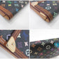 ルイ ヴィトン LOUIS VUITTON 三つ折り 長財布 ポルト トレゾール インターナショナル M92658 モノグラム マルチカラーノワール ブラック 黒 二つ折り財布 ロング ウォレット 【中古】【送料無料】 bs4166