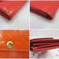 ルイ ヴィトン LOUIS VUITTON 長財布 モノグラム ヴェルニ  ポルト フォイユ サラ M93634 オレンジ サンセット パテント レザー 二つ折り 【中古】【送料無料】 bs4169