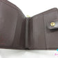 ルイ ヴィトン LOUIS VUITTON 二つ折り財布 ダミエ コンパクト ジップ N61668 エベヌ ブラウン 茶LV ロゴ ラウンド ファスナー コンパクト ウォレット 【中古】【送料無料】 bs4171