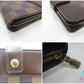 ルイ ヴィトン LOUIS VUITTON 二つ折り財布 ダミエ コンパクト ジップ N61668 エベヌ ブラウン 茶LV ロゴ ラウンド ファスナー コンパクト ウォレット 【中古】【送料無料】 bs4171